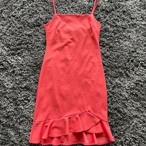 Sunset + Spring Coral Dress